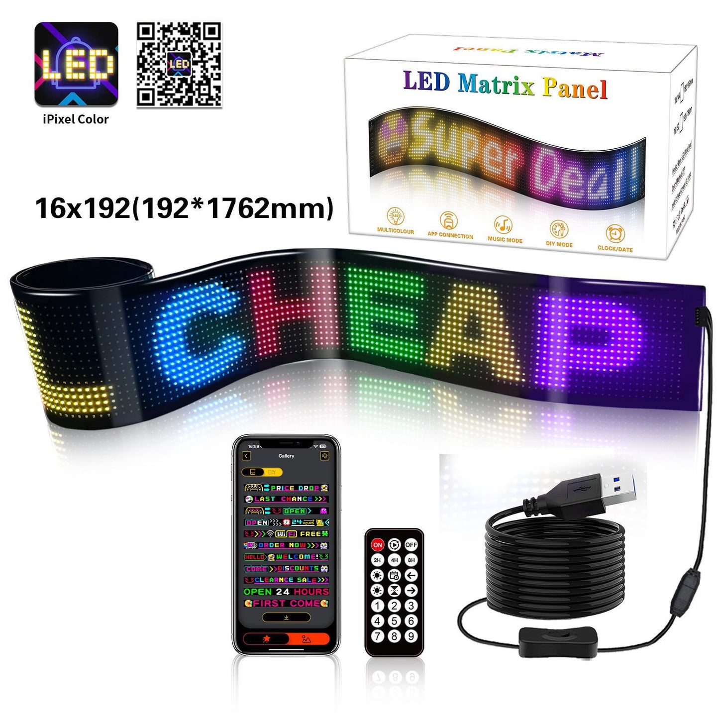 Evil Eye LED Flexible Display – Dynamic Bluetooth Lighting for Cars & Trucks