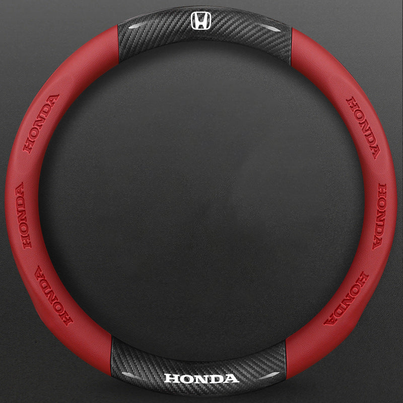 High-Density Carbon Fiber Texture Steering Wheel Cover