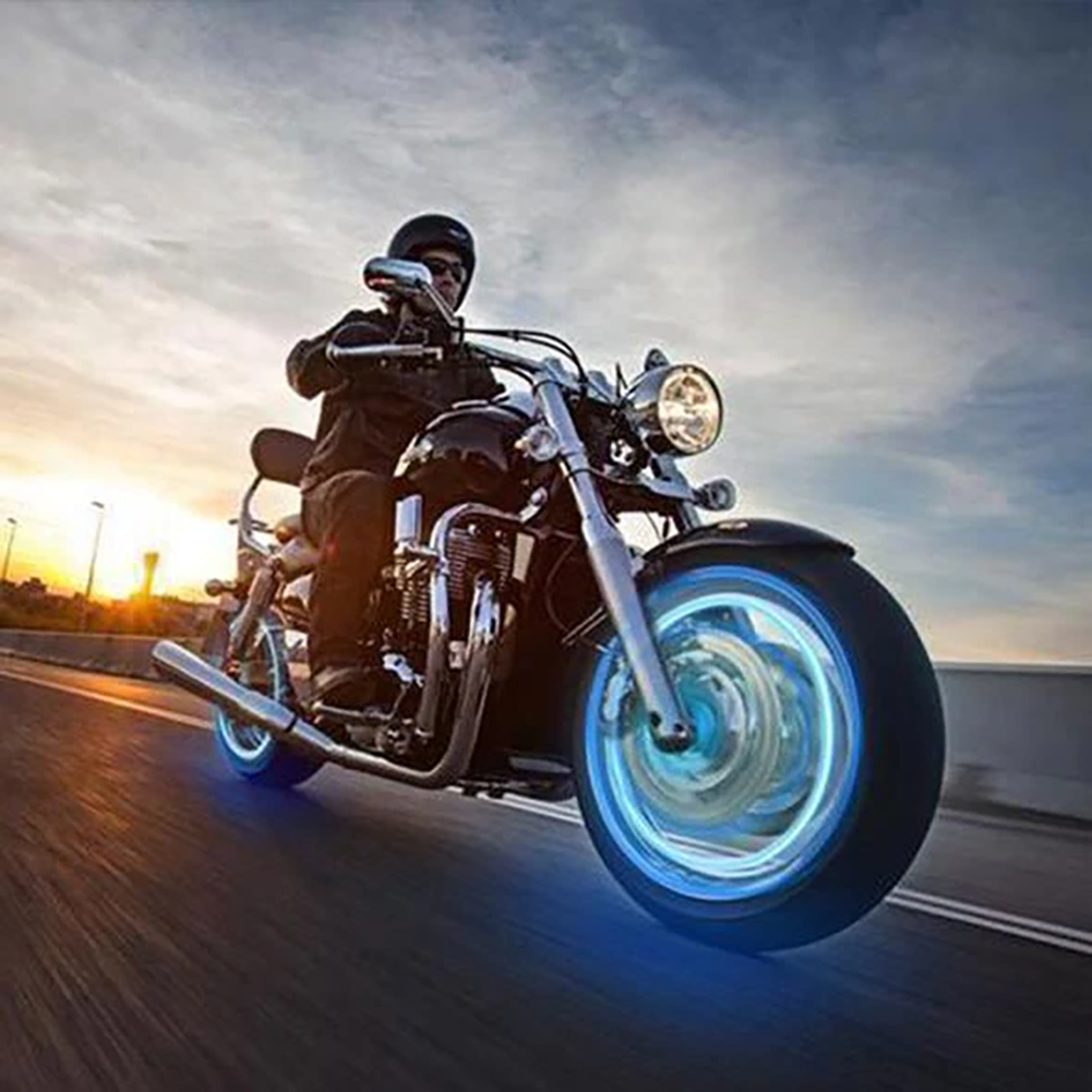 LED Fluorescent Valve Cap Light for Tires