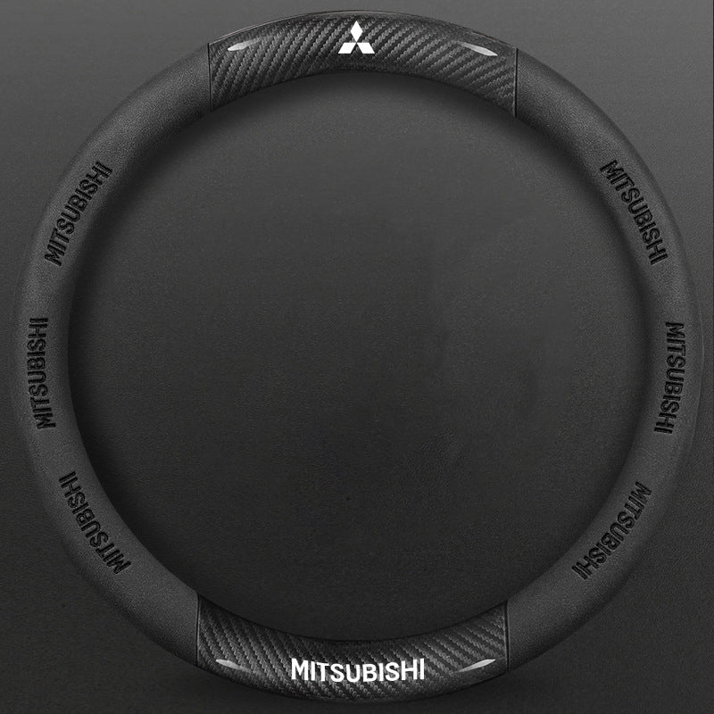 High-Density Carbon Fiber Texture Steering Wheel Cover