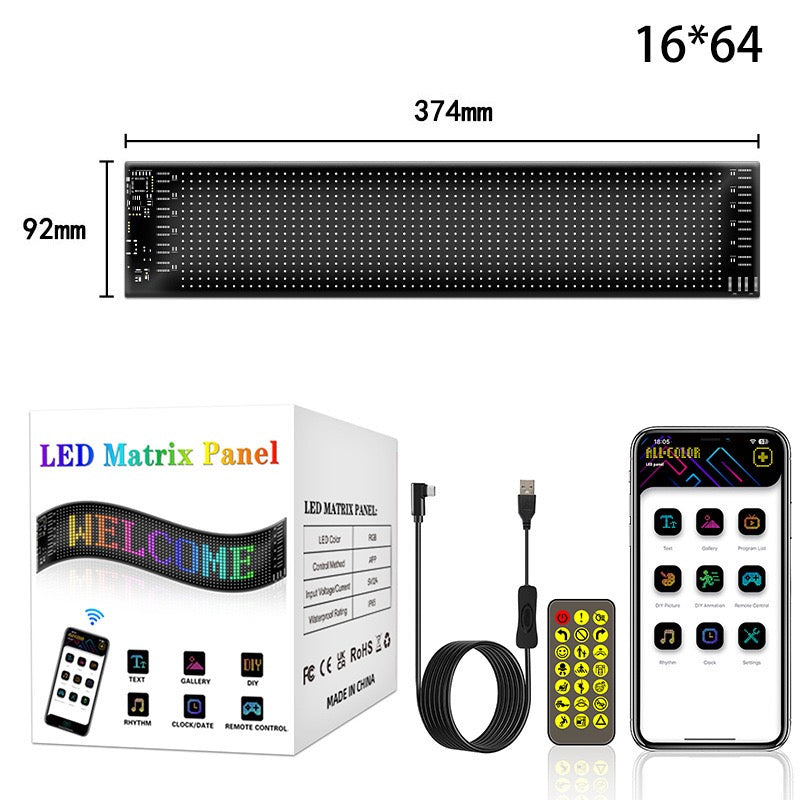 Evil Eye LED Flexible Display – Dynamic Bluetooth Lighting for Cars & Trucks