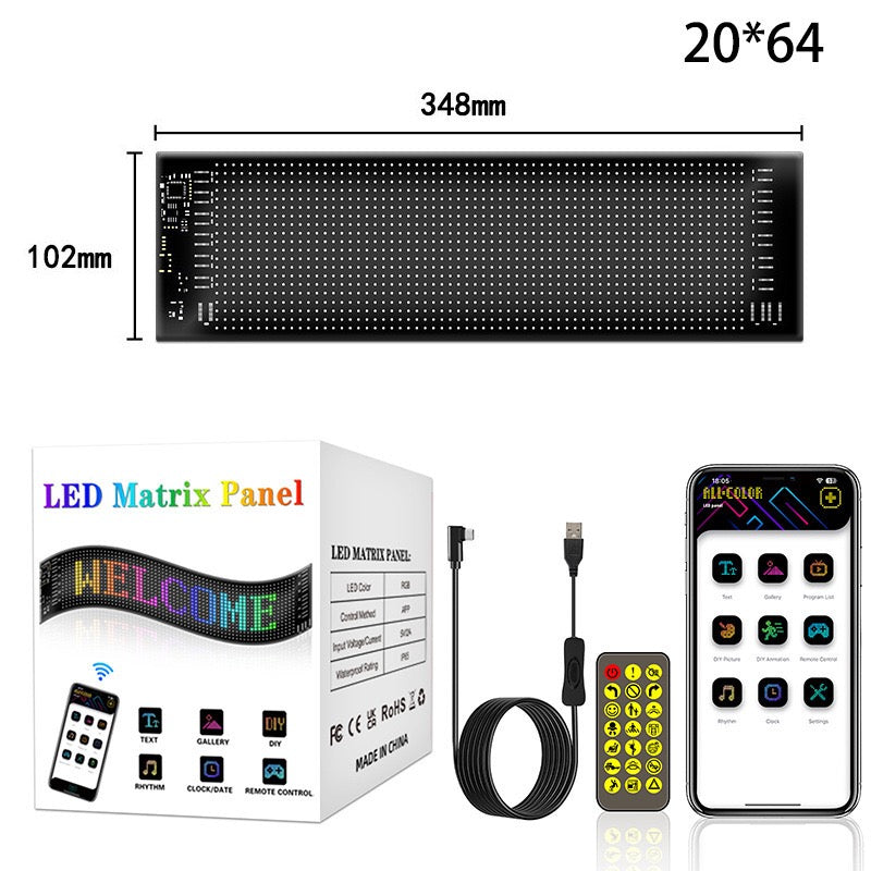 Evil Eye LED Flexible Display – Dynamic Bluetooth Lighting for Cars & Trucks
