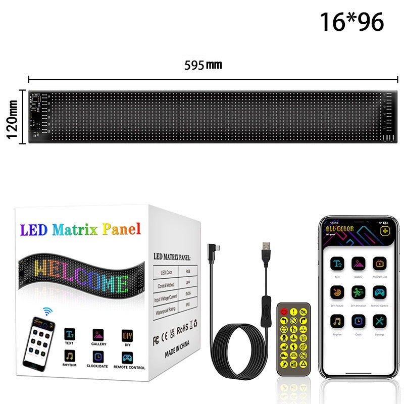 Evil Eye LED Flexible Display – Dynamic Bluetooth Lighting for Cars & Trucks
