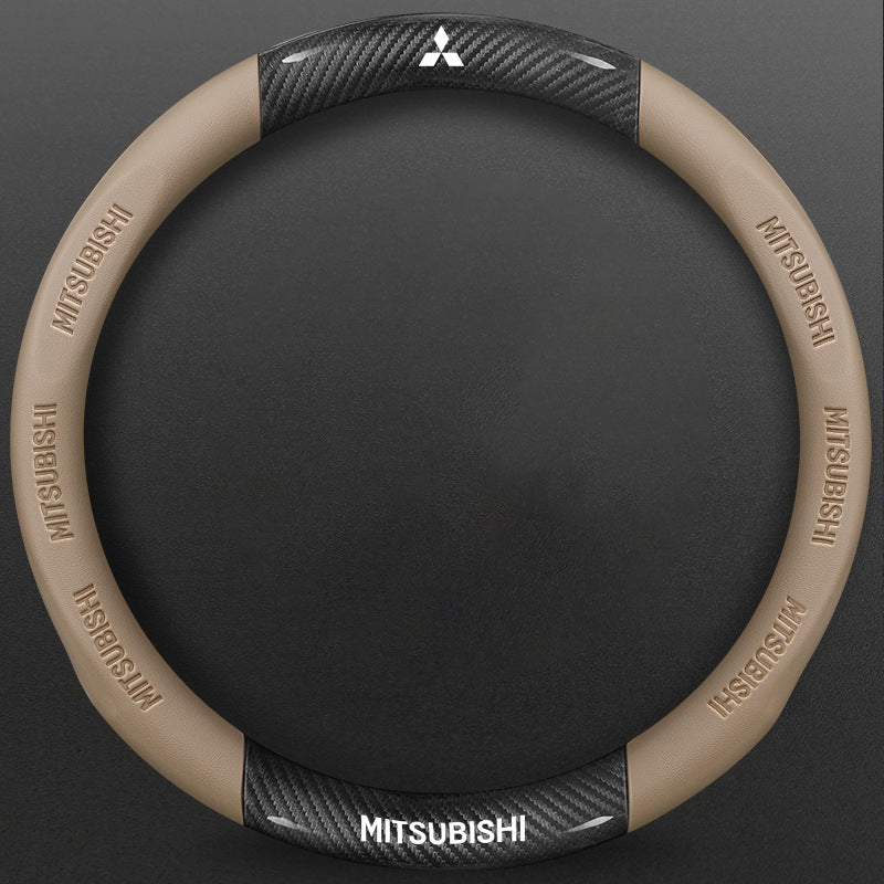 High-Density Carbon Fiber Texture Steering Wheel Cover