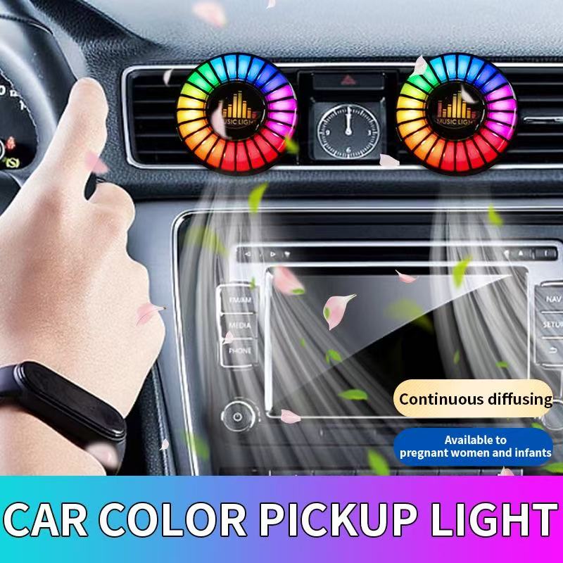 Car Audio-Rhythm Sync Ambient Lighting & Aroma Diffuser