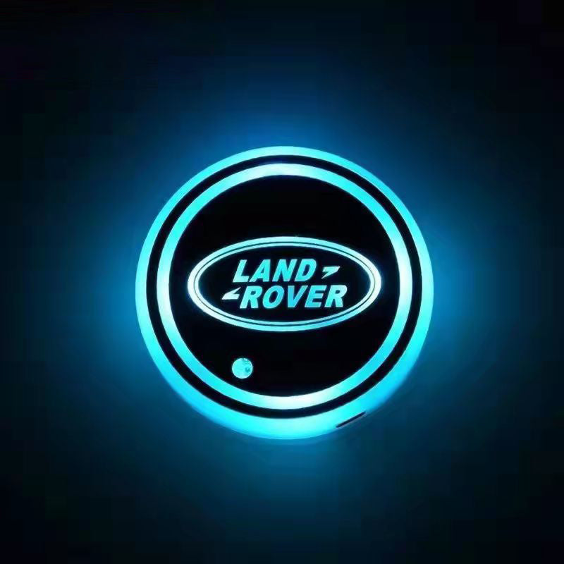 Car Cup Holder LED Coaster – 7-Color Auto Glow, USB Rechargeable, Anti-Slip, Ambient Mood Light