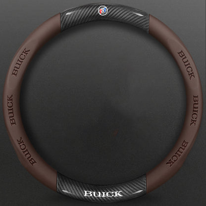High-Density Carbon Fiber Texture Steering Wheel Cover