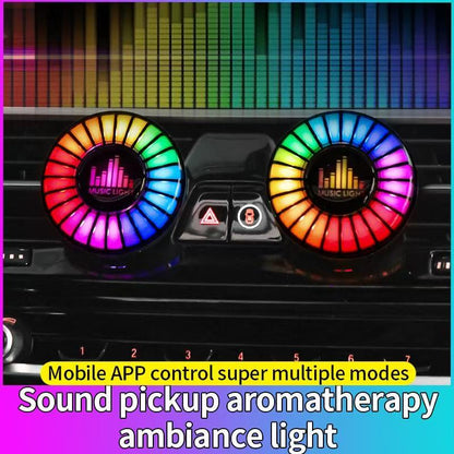 Car Audio-Rhythm Sync Ambient Lighting & Aroma Diffuser