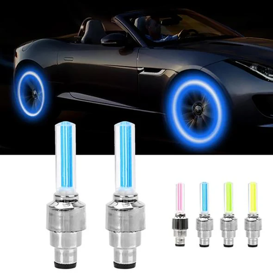 LED Fluorescent Valve Cap Light for Tires