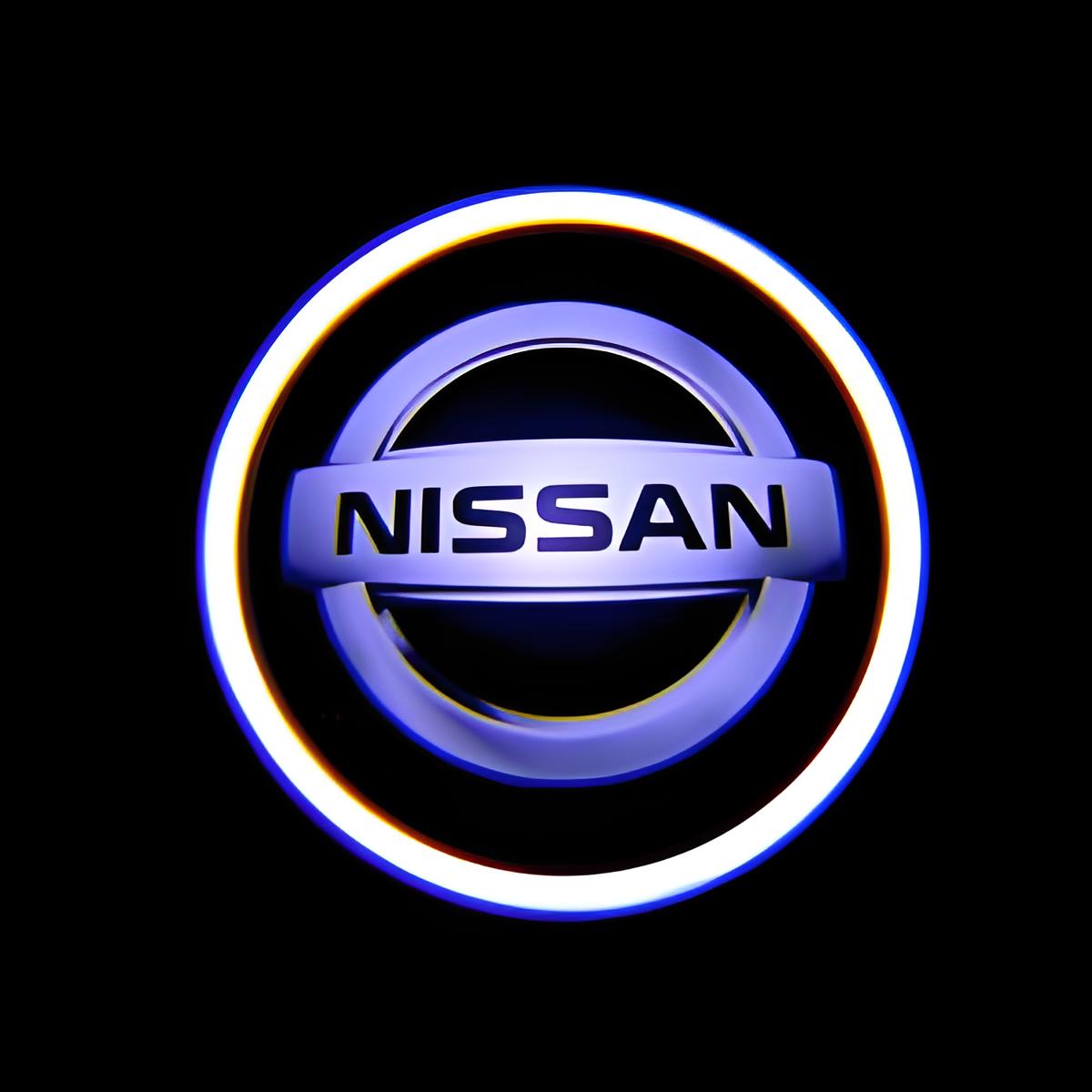 Auto Wireless Welcome Lights - Carbon Fiber Style, Logo Projector + Infrared Sensing, No Wiring Needed