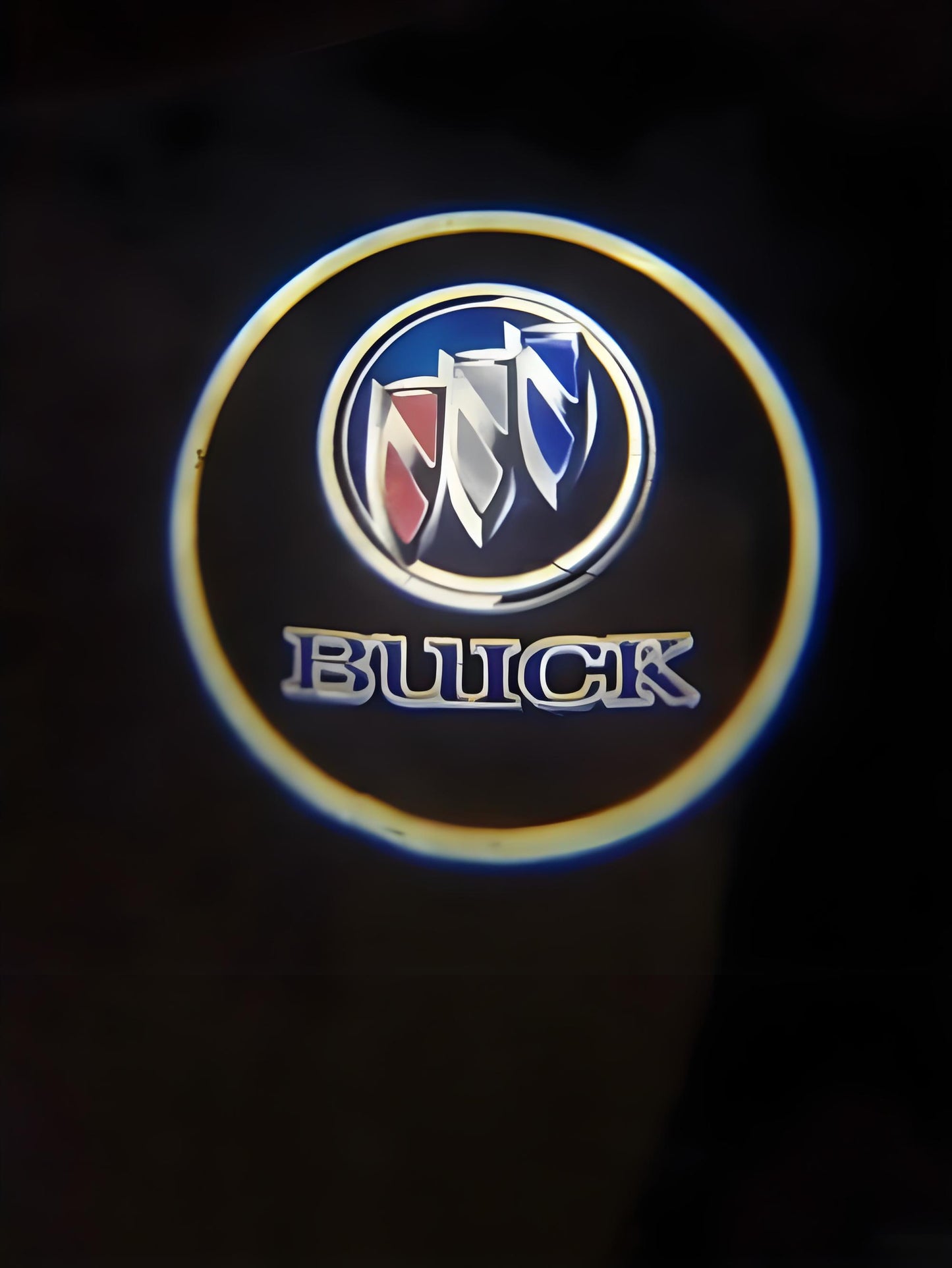 Auto Wireless Welcome Lights - Carbon Fiber Style, Logo Projector + Infrared Sensing, No Wiring Needed