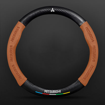 High Strength Carbon Fiber Suede Steering Wheel Cover - Anti-slip, Wear-resistant, Heat Stable, Stylish