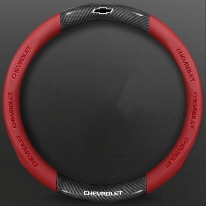 High-Density Carbon Fiber Texture Steering Wheel Cover