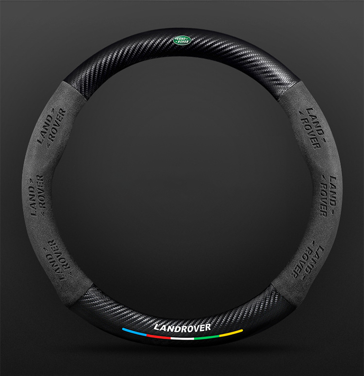 High Strength Carbon Fiber Suede Steering Wheel Cover - Anti-slip, Wear-resistant, Heat Stable, Stylish