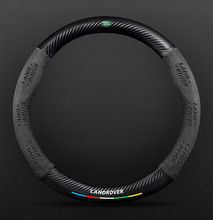 High Strength Carbon Fiber Suede Steering Wheel Cover - Anti-slip, Wear-resistant, Heat Stable, Stylish