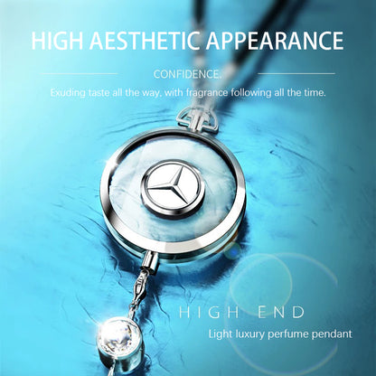 Car Perfume Hanging Accessory – Long-lasting Fresh Fragrance, Automotive Air Freshener, Neutral Scent for Men and Women, Car Hanging Pendant