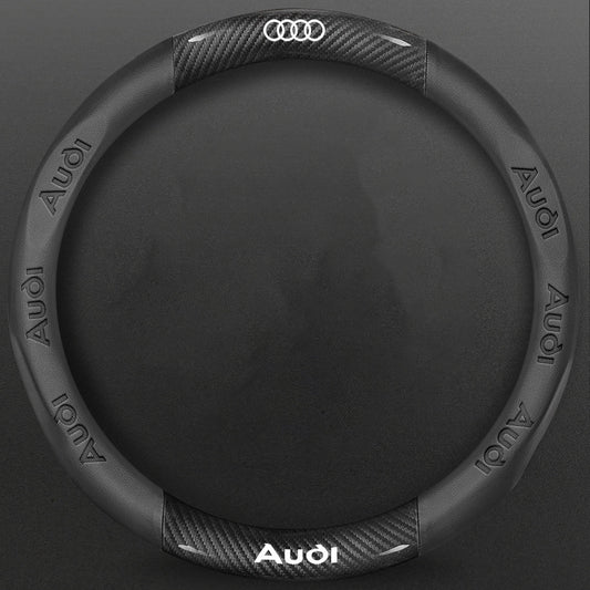 High-Density Carbon Fiber Texture Steering Wheel Cover