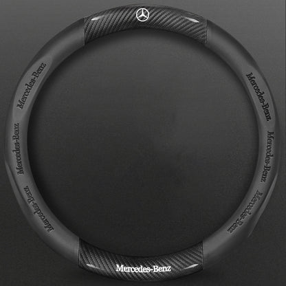 High-Density Carbon Fiber Texture Steering Wheel Cover