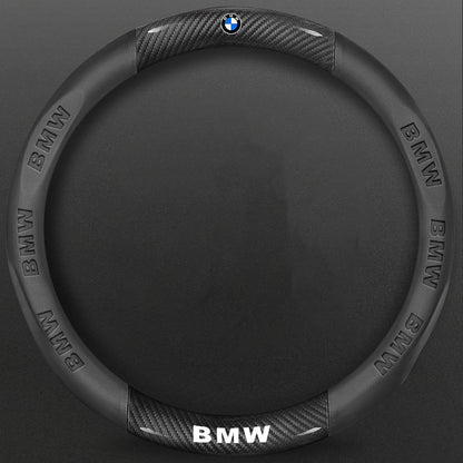 High-Density Carbon Fiber Texture Steering Wheel Cover