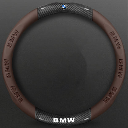 High-Density Carbon Fiber Texture Steering Wheel Cover