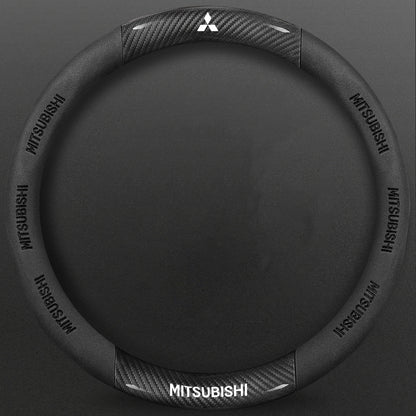 High-Density Carbon Fiber Texture Steering Wheel Cover