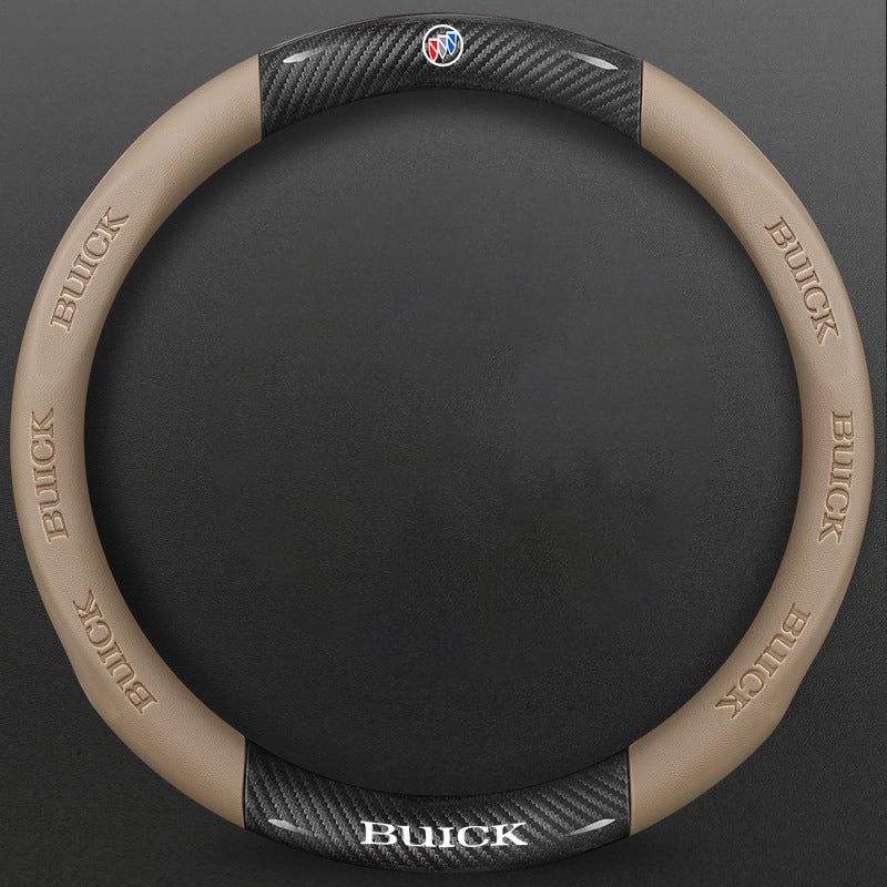 High-Density Carbon Fiber Texture Steering Wheel Cover