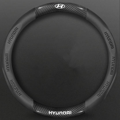 High-Density Carbon Fiber Texture Steering Wheel Cover