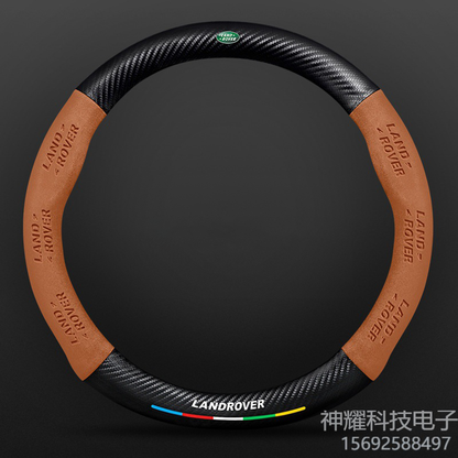 High Strength Carbon Fiber Suede Steering Wheel Cover - Anti-slip, Wear-resistant, Heat Stable, Stylish
