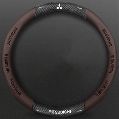 High-Density Carbon Fiber Texture Steering Wheel Cover