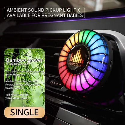 Car Audio-Rhythm Sync Ambient Lighting & Aroma Diffuser