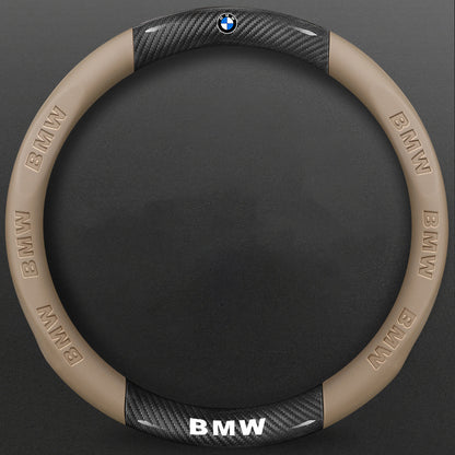 High-Density Carbon Fiber Texture Steering Wheel Cover