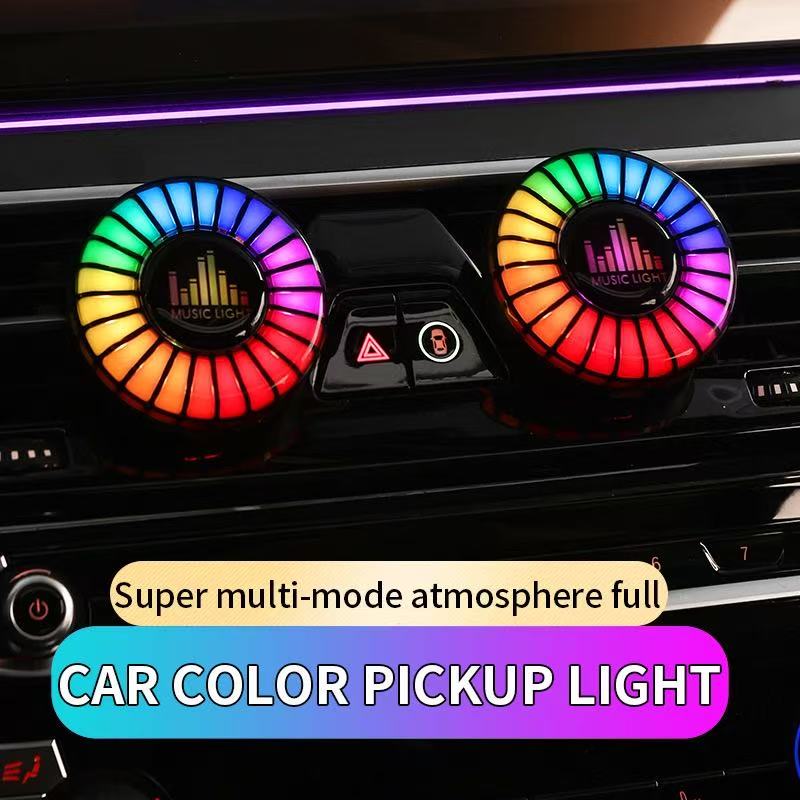 Car Audio-Rhythm Sync Ambient Lighting & Aroma Diffuser