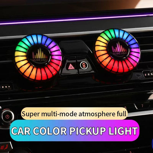 Car Audio-Rhythm Sync Ambient Lighting & Aroma Diffuser