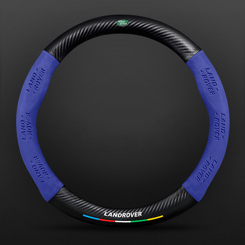 High Strength Carbon Fiber Suede Steering Wheel Cover - Anti-slip, Wear-resistant, Heat Stable, Stylish