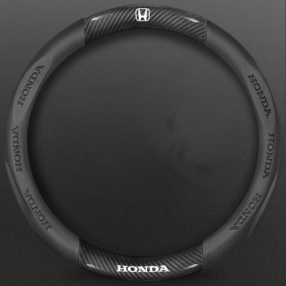 High-Density Carbon Fiber Texture Steering Wheel Cover