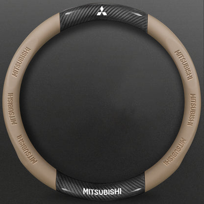 High-Density Carbon Fiber Texture Steering Wheel Cover