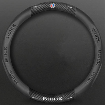 High-Density Carbon Fiber Texture Steering Wheel Cover