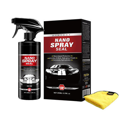 AutomotiCoating Agent Nano-Polish Ceramic Coating Wax Spray 200ml Water-Repellent Car Sealant