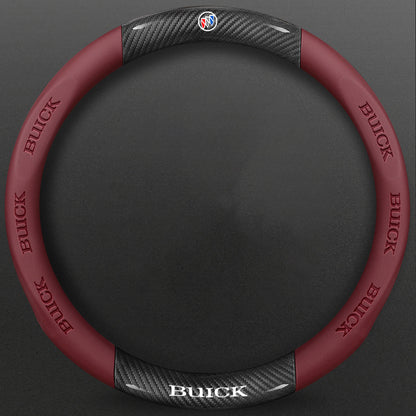 High-Density Carbon Fiber Texture Steering Wheel Cover