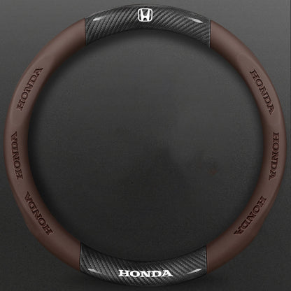 High-Density Carbon Fiber Texture Steering Wheel Cover