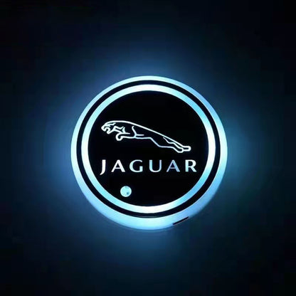 Car Cup Holder LED Coaster – 7-Color Auto Glow, USB Rechargeable, Anti-Slip, Ambient Mood Light