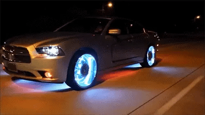 LED Fluorescent Valve Cap Light for Tires