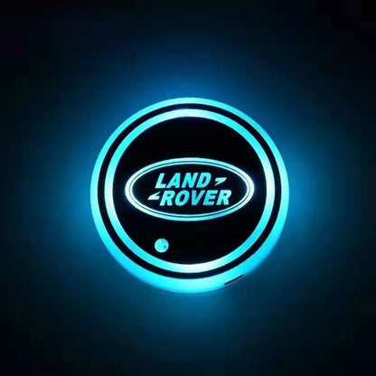 Car Cup Holder LED Coaster – 7-Color Auto Glow, USB Rechargeable, Anti-Slip, Ambient Mood Light